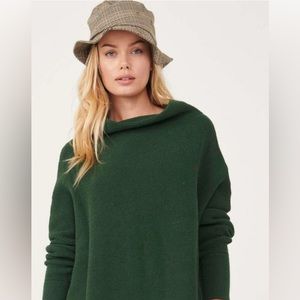 Free People Ottoman Slouchy Tunic in dark green